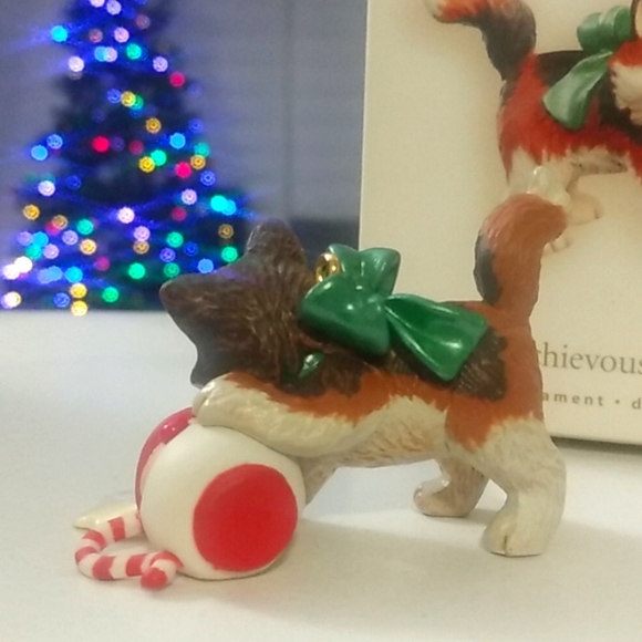 2008 Keepsake Mischievous Kittens Spilled Milk Ornament Cats Pets - Picture 3 of 3